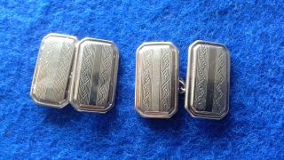 Henry Griffiths & Sons ? H.  G&s 9ct Gold Vintage Cufflinks Full Hallmarks