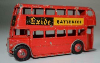 Dinky Toys - Leyland Double Deck Bus - Exide Batteries