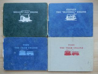 4 Vintage Thomas The Tank Engine Railway Series Hardcover Books Rev W Awdry