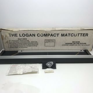 Vintage Logan Model 301 Beveled Edge Mat Cutter 32” Adjustable Cutting Guide
