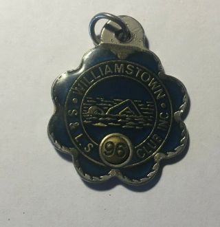 Vintage 1996 Williamstown Sls Club Enamel Medal Medallion Badge Melbourne