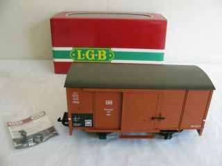 Vintage Lgb Lehmann G Scale Db Box Car Wagon 4035 Ex