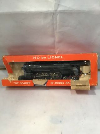 Vintage Ho By Lionel 0645 Locomotive Boxed - Box Damage,  Contents