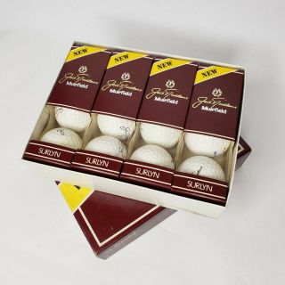Nib Vintage Surlyn Jack Nicklaus Signature Muirfield Golf Balls - Box Of 12
