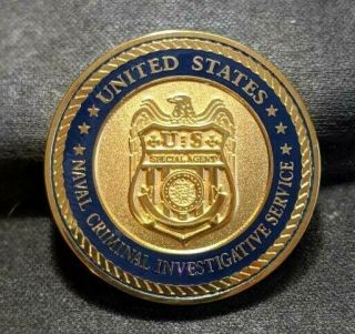 Vintage Ncis - Marine Corps Base Camp Pendleton,  Ca Special Agent Challenge Coin