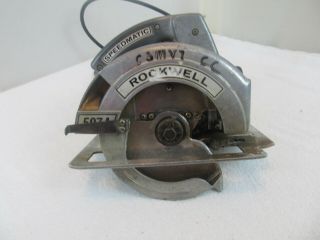 Vintage Rockwell Speedmatic 7 1/4 Circular Saw Model 597A 2