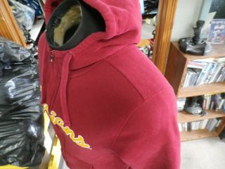 USC Trojans red Campus Drive full zip hoodie size medium cotton blend 27680 2