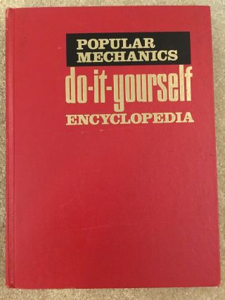 Popular Mechanics Do - It - Yourself Encyclopedia Volume 12 Only 1968 Vol.