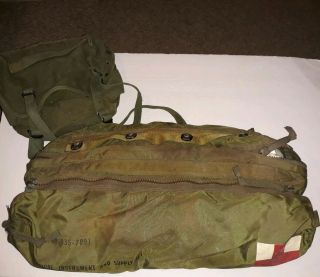 Vintage Military Issue Medical Instrument Supply Set 6545 - 00 - 935 - 7093 And Bag