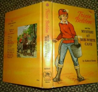 Trixie Belden 11 Mystery At Bob - White Cave 1966 Deluxe Pc By Kathryn Kenny