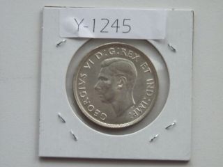 Vintage Canada 1939 Silver Dollar Double Hp Commemorative Y1245