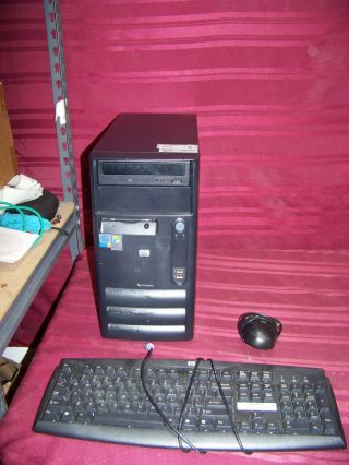 Vintage Hp Compaq B220 Mt Windows Xp Pro Desktop - 2.  8 Ghz P4/serial/parallel
