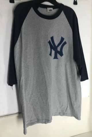 Vintage Lee Sports A - Rod York Yankees Jersey Shirt Size Men’s Xxl 3/4 Sleeve