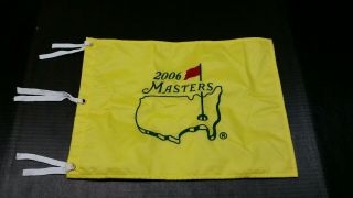 2006 Masters Golf Pin Flag Augusta National Pga Unsigned