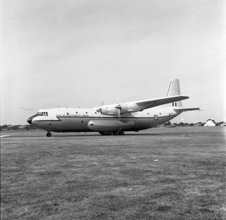 Royal Air Force,  Short Belfast,  Taxying On Ground,  Large Size Negative