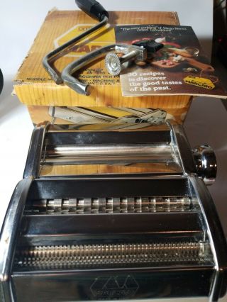 Vintage Villaware/marcato Atlas Pasta Machine 150mm Made In Italy