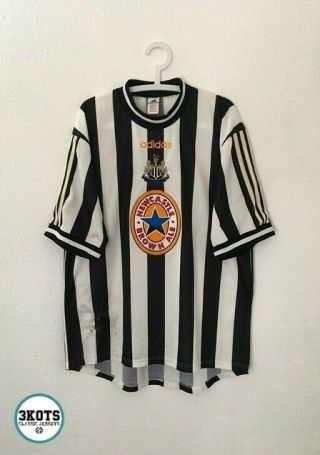 Newcastle United 1997/99 Home Football Shirt Xl Adidas Vintage Soccer Jersey