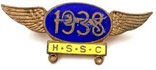 Vintage Harringay Speedway Club Supporter Badge 1938.