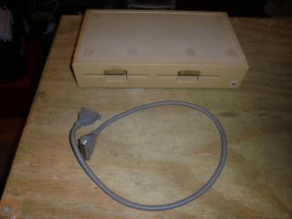 Vintage Apple Duodisk Disk Drive For Apple A9m0108 With Cord