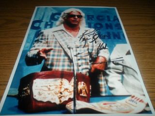 Wrestling Legend Ric Flair Autographed 8x10 Photo 2 Signed Tna Wrestling - Wwe