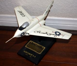 X - 1a Rocket Model Signed By Chuck Yeager