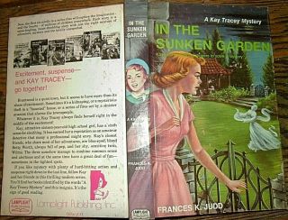 Kay Tracey Mystery: In The Sunken Garden,  1978 Pc Hardback,  By Frances K.  Judd