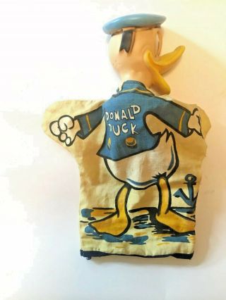 Vintage Gund Donald Duck Walt Disney Productions Hand Puppet 1960’s