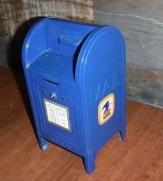 Vintage United States Post Office Mail Box Bank Brumberger Made In Usa L@@k