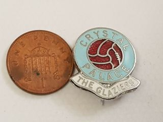 Vintage Crystal Palace Enamel Pin Badge - The Glaziers