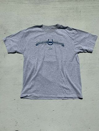 Vintage Reebok Indianapolis Colts Bowl Xli Champion T - Shirt Peyton Manning