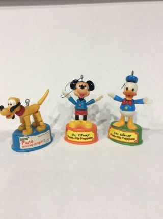 Vintage Disney Push - Up Puppets - 3