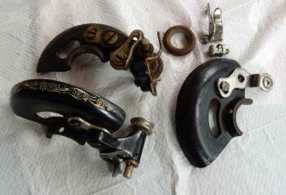 Vintage Singer 66 99 Sewing Machine Bobbin Winders & Belt Guard Parts