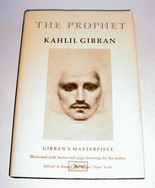 The Prophet By Kahlil Gibran Hardcover 1982