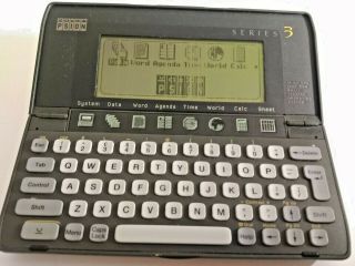 Vintage Palmtop Handheld Psion Pda 256k 1991 Series 3
