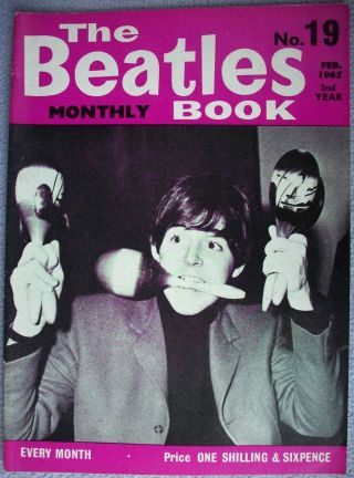 The Beatles Book No 19 February 1965 Pop Beat 1960s Lennon Mccartney