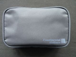 Airline On Board Amenity Pack.  Continental Airlines