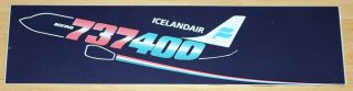 Old Icelandair (iceland) Boeing 737 - 400 Airline Sticker