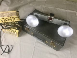 Acme Lite Vintage Mov - E - Lite Movie Light Bar With Case Bright Filming Lighting