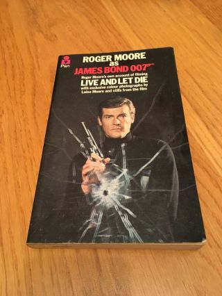 James Bond 007 Live And Let Die Roger Moore Diary Pan Books Rare Book From 1973
