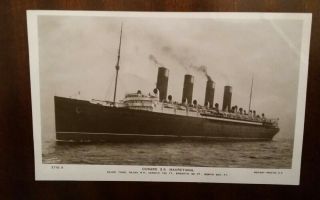 Cunard Line Rms Mauretania At Liv 