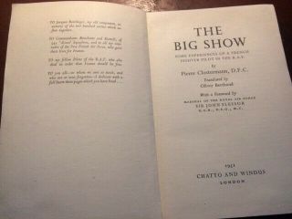 The Big Show Some Experiences Of A French Fighter Pilot In The Raf Ist Edition