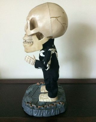 Vintage Gemmy Big Head Dancing Skeleton Animated Singing Dancing Freak 16 