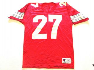 Vintage Eddie George 27 Ohio State Buckeyes Football Jersey Mens Sz 44 Titans