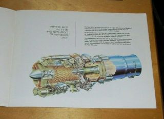 ROLLS - ROYCE FIAT VIPER 601 FOR THE HS 125 - 600 BUSINESS JET BROCHURE.  1971 2
