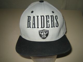 Los Angeles Raiders Vintage Classic Logo 2 Tone Snapback Hat Cap Nfl Team Reebok