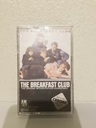 The Breakfast Club The Motion Picture Soundtrack Cassette Tape Vintage