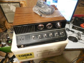 Vintage Cobra Cam 89 23 Channel Base Cb Radio & Box Old