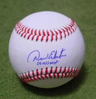 David Eckstein Signed/autographed Baseball Ball Cardinals 06 Ws Mvp Inscri W/coa