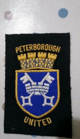 Peterborough United Fc Cloth Vintage Badge