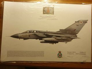 Squadron Print Tornado Gr1b Za490fj Raf Lossiemouth